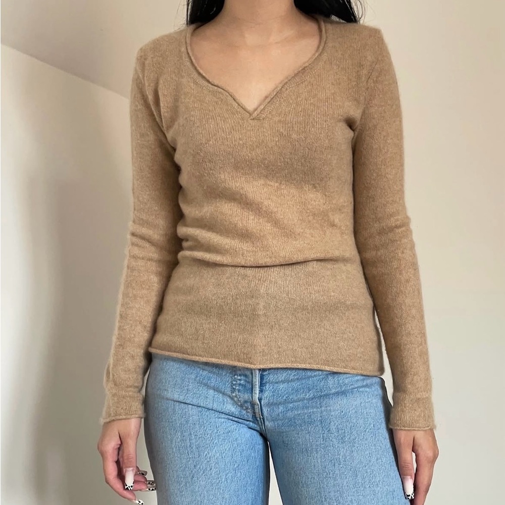GALERIES LAFAYETTE 100% CASHMERE TOP